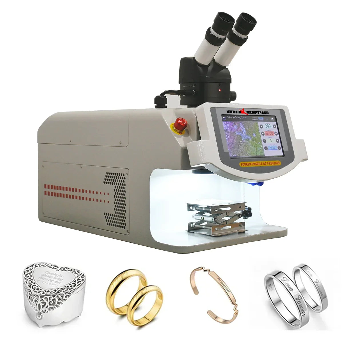Welding Equipment Laser Welding Machine 60W 150W Desktop Welder for Precision Jewelry Gold Silver Bracelet Chain Repair