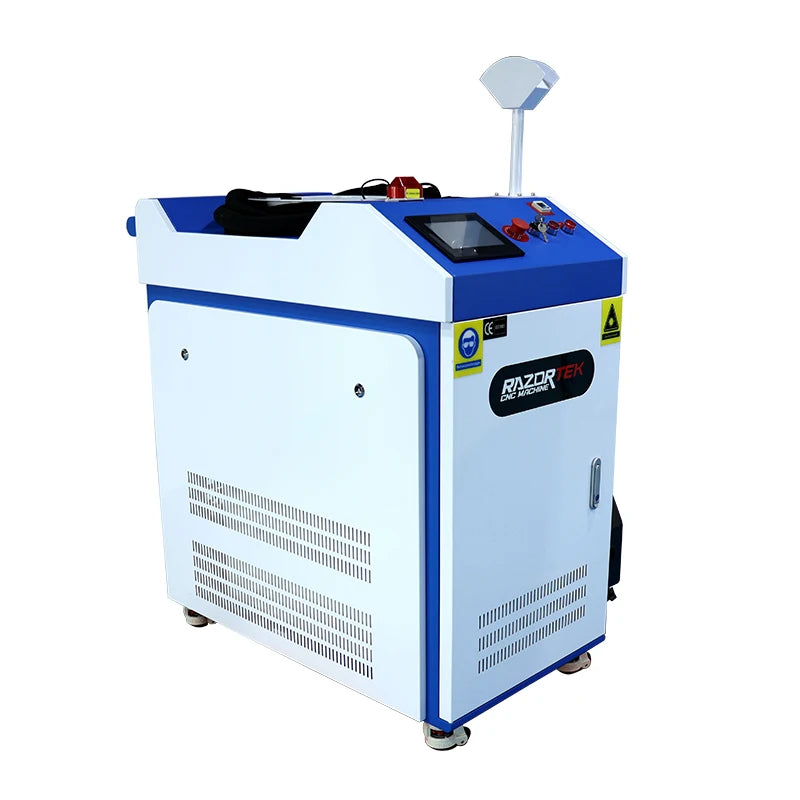 Welding cleaning and cutting three-in-one machine Operate on metal materials Equipped with chiller