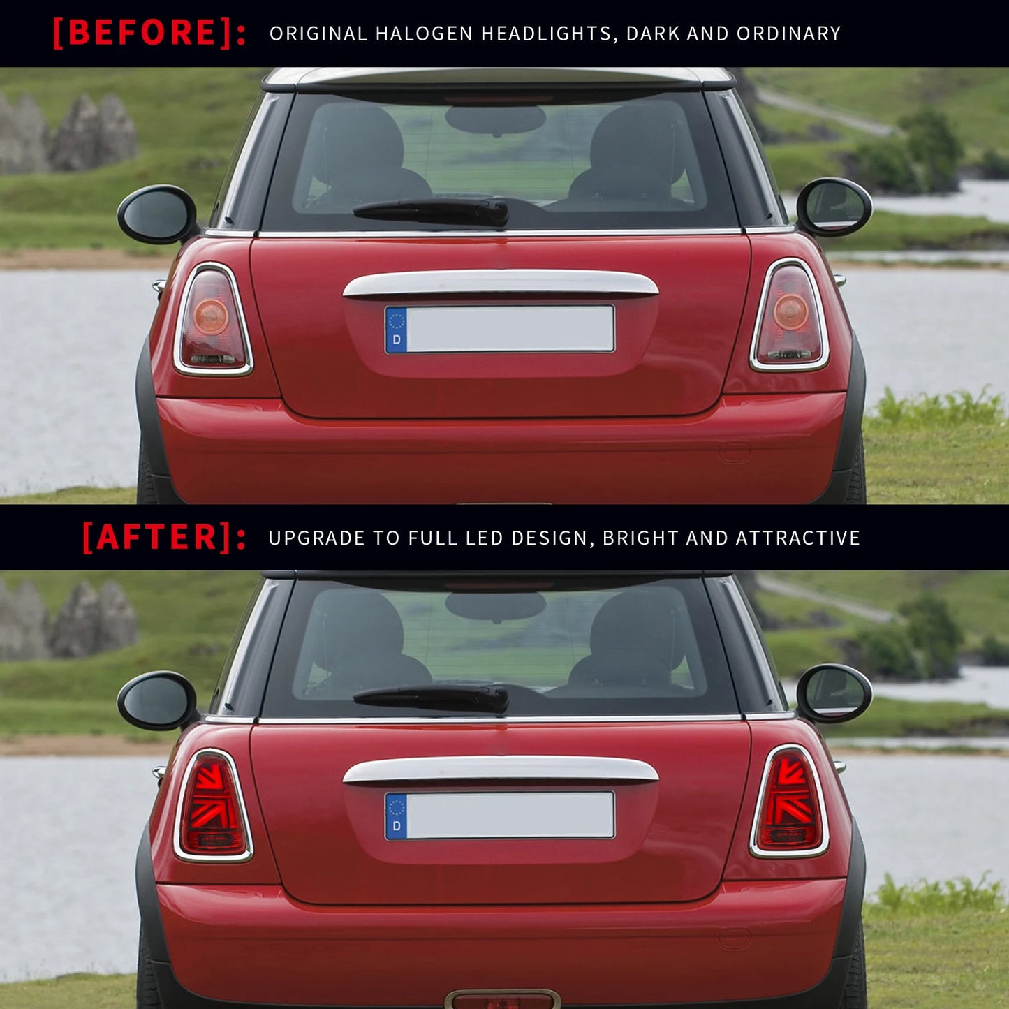 Werkseitig 2. Gen Mk II One Hardtop SD R57 R58 R59 Rück leuchte LED 2007-2013 Cooper S Rückleuchten für  Mini Cooper R56
