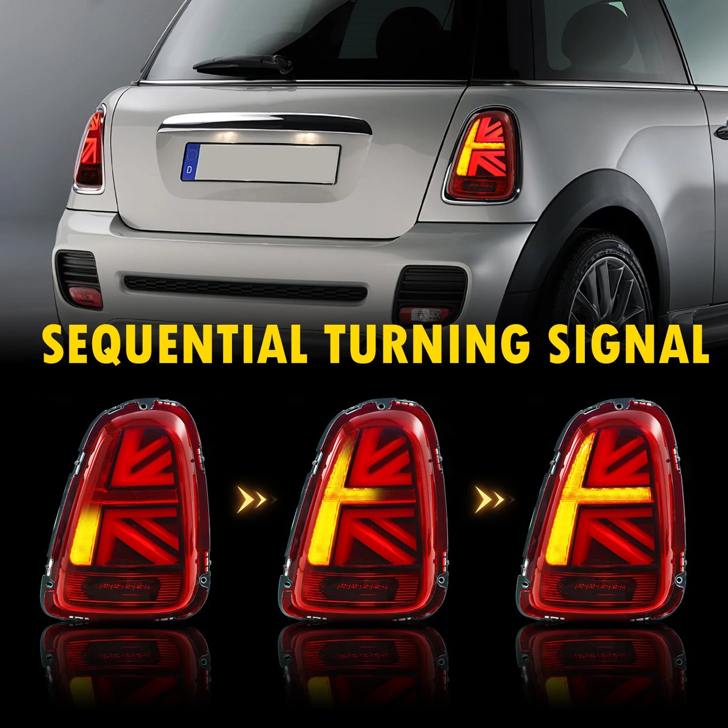 Werkseitig 2. Gen Mk II One Hardtop SD R57 R58 R59 Rück leuchte LED 2007-2013 Cooper S Rückleuchten für  Mini Cooper R56