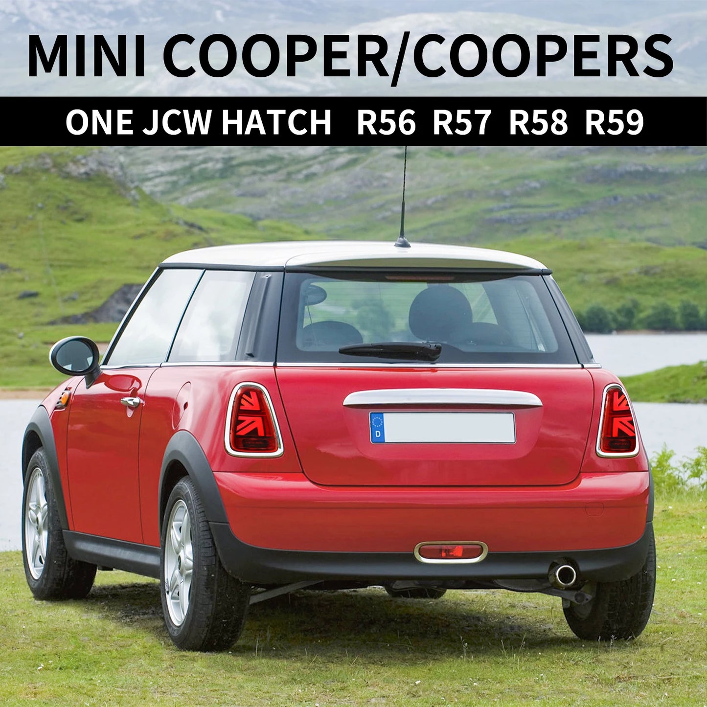 Werkseitig 2. Gen Mk II One Hardtop SD R57 R58 R59 Rück leuchte LED 2007-2013 Cooper S Rückleuchten für  Mini Cooper R56