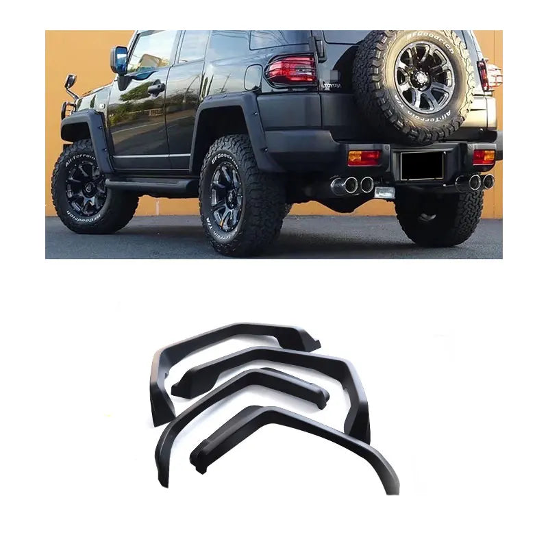 Wheel Eyebrow Widened Cover Mudguard FJ Cruiser Fender Off-Road Athletic For FJ Cruiser