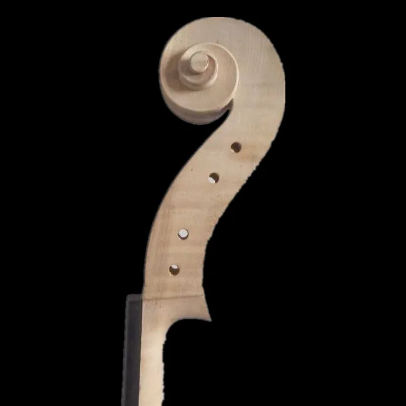 MMOOKA White Cello 4/4 size unvarnished cello with ebony fingerboard