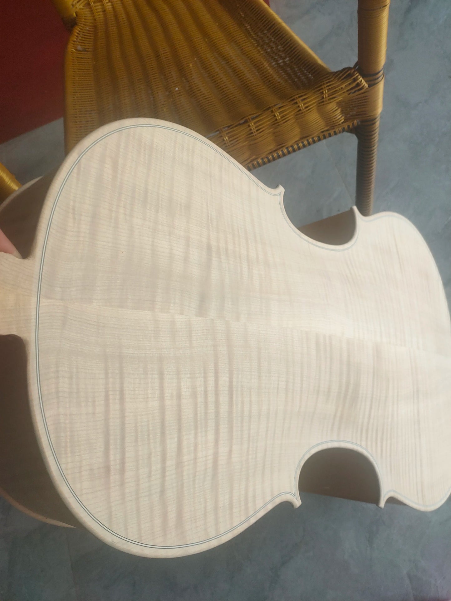 White Panel spruce wood cello 4/4 Maple back side solid wood cello stringed instrument professional cello