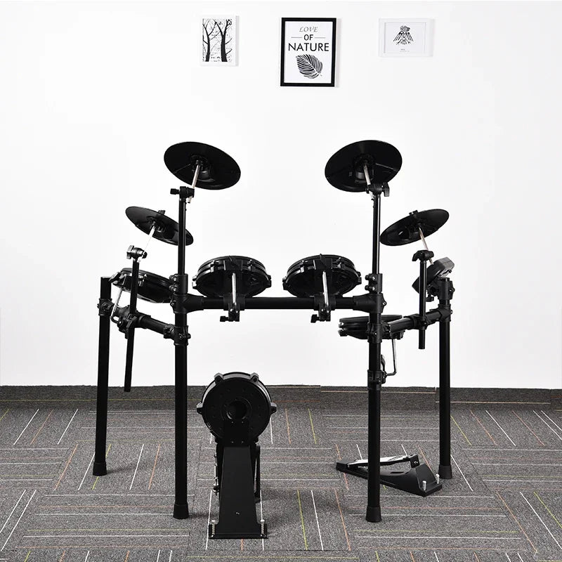 MMOOKA Wholesale Percussion Musical Instrument Electronic Kit with Two Pedals Professional Drum Unit