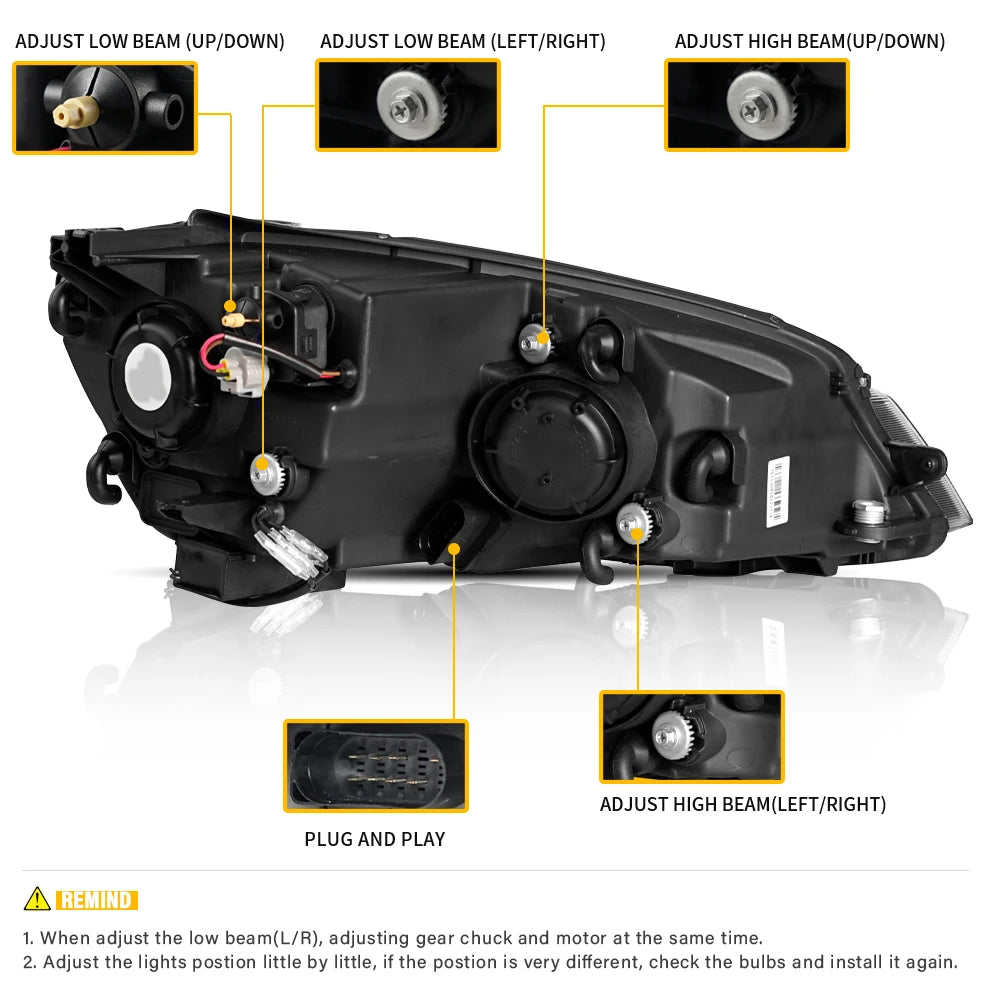 Wholesale led kopf lichter fit für GOLF 7 scheinwerfer mit Sequential drehen signal 2014-2017 für golf mk7 mit 7.5 aussehen