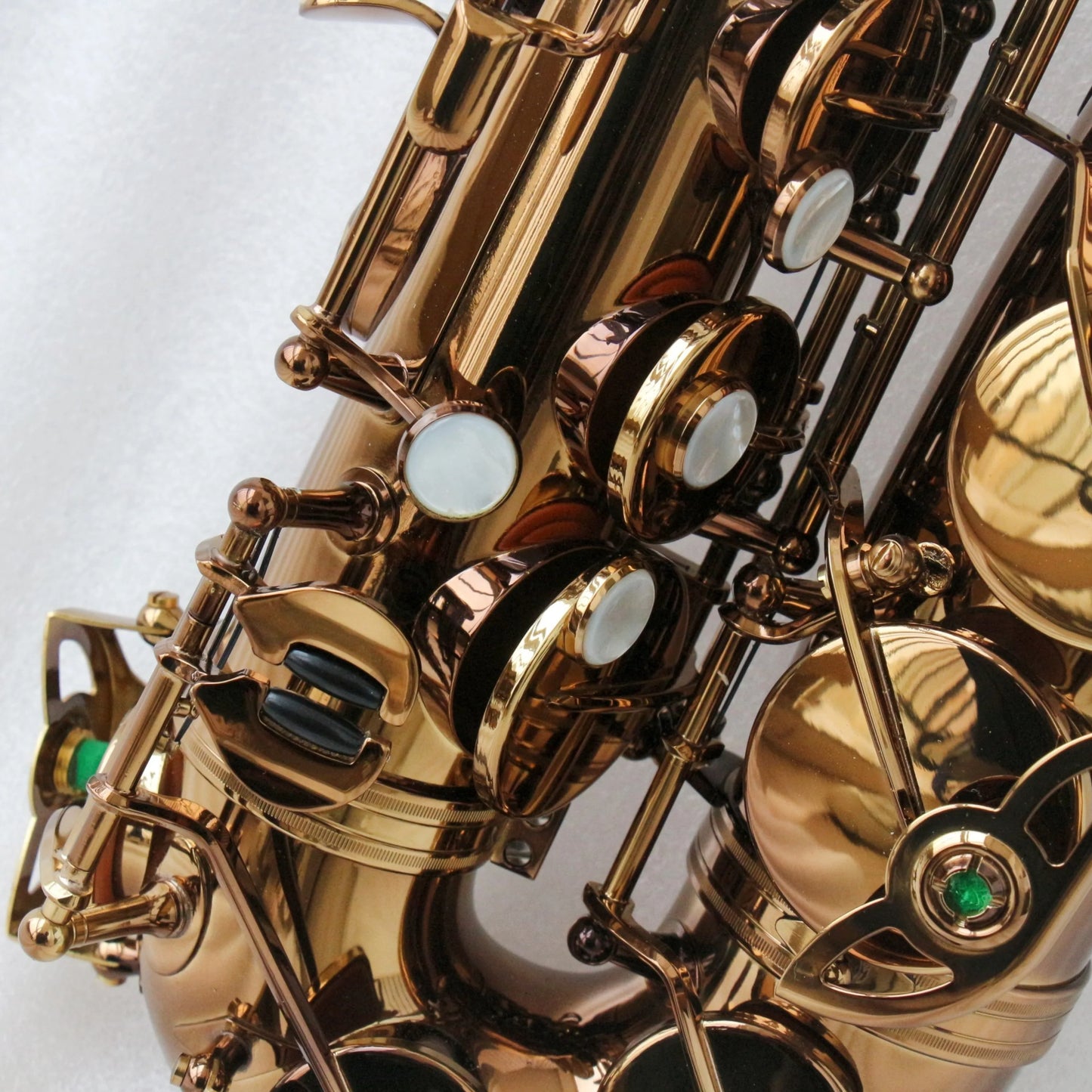 Wholesale professional saxophone alto Brass body Coffee Gold Plated alto saxophone