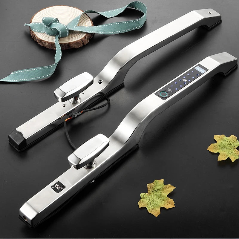 Wifi Push Pull Biometric Fingerprint Intelligent Digital Smart Door Lock