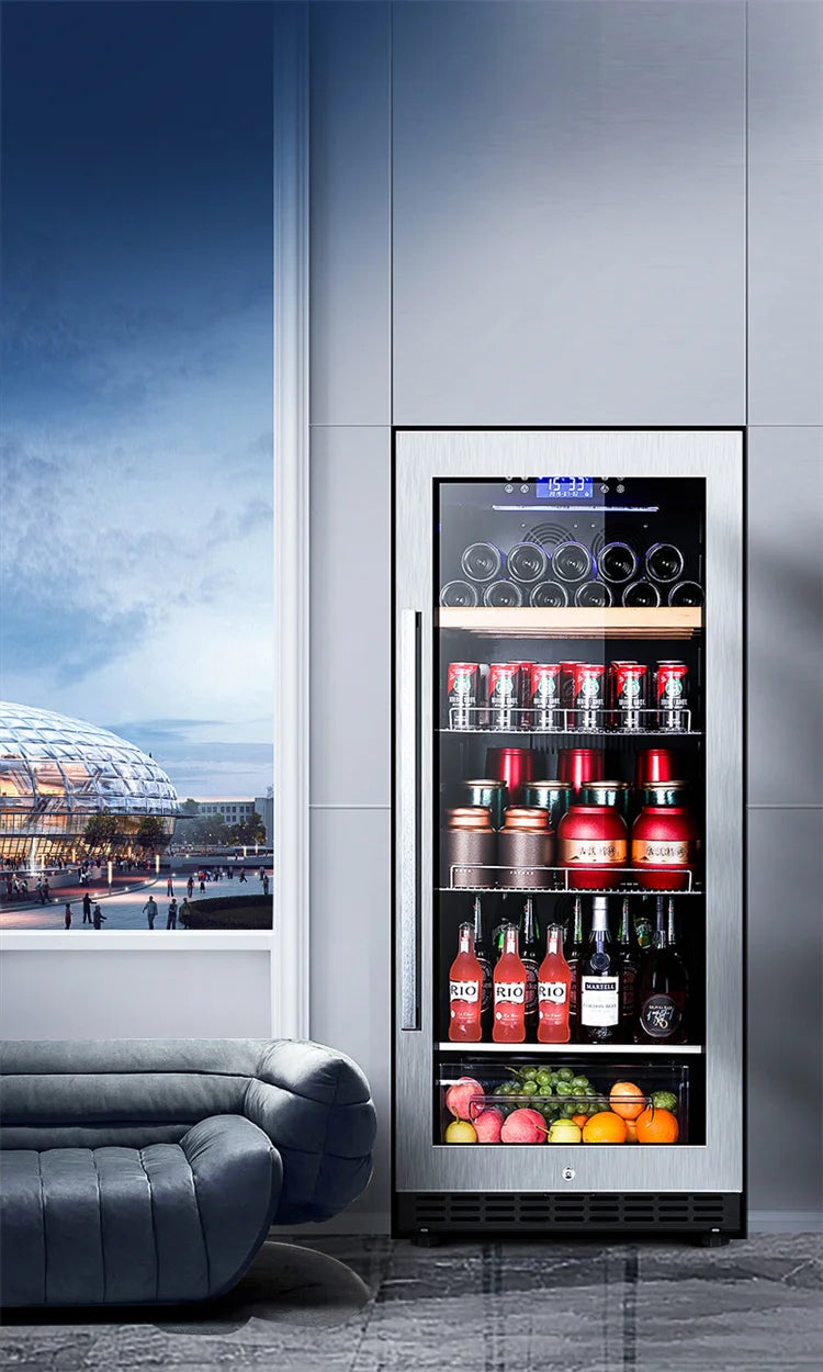 Wine and Beverage Coolers cooler dual zone refrigerator beer bar fridge compressor wine cellar