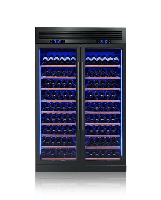 Wine refrigerator 200 bottles big commercial full 304 stainless steel wine cooler