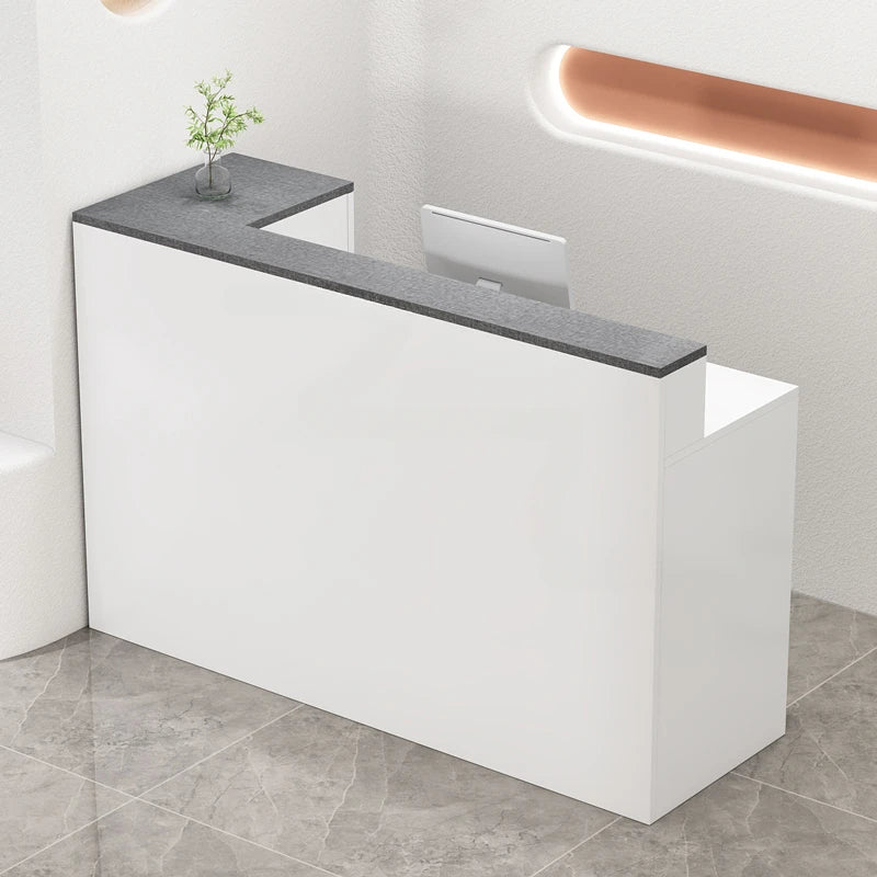 Wooden Beauty Salon Reception Desks Shop Counter Simple Office Cash Register Modern Clothing Store Small Bar Table Church Pulpit