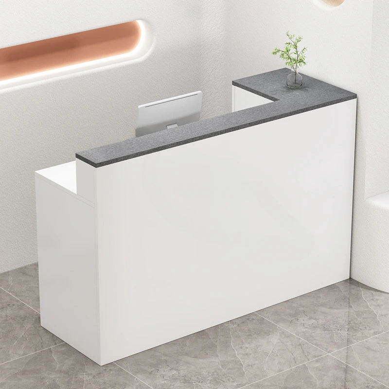 Wooden Beauty Salon Reception Desks Shop Counter Simple Office Cash Register Modern Clothing Store Small Bar Table Church Pulpit