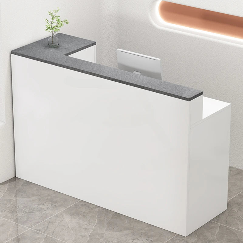 Wooden Beauty Salon Reception Desks Shop Counter Simple Office Cash Register Modern Clothing Store Small Bar Table Church Pulpit