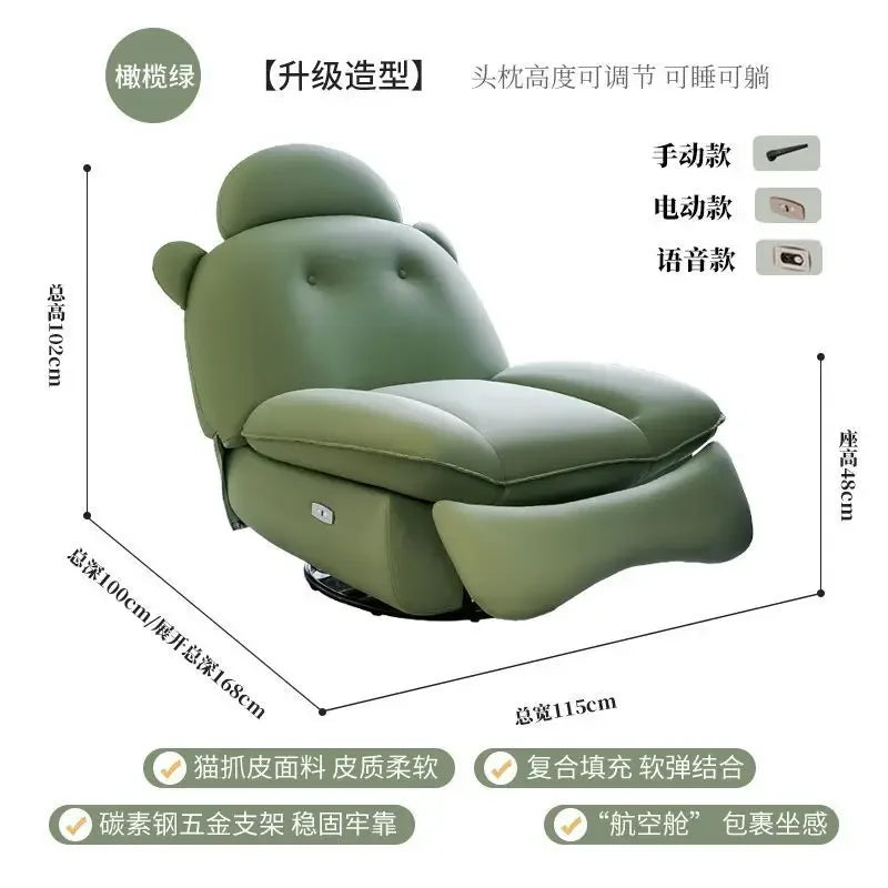 XL Creative Design Functional Sofa Lazy People Can Sleep and Lie Smart Massage Chair