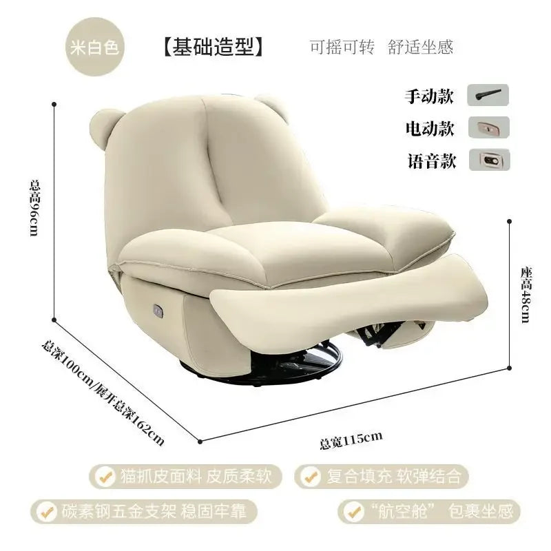 XL Creative Design Functional Sofa Lazy People Can Sleep and Lie Smart Massage Chair