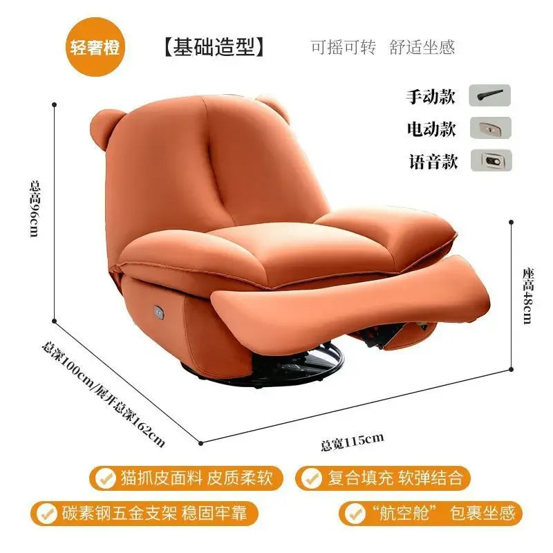 XL Creative Design Functional Sofa Lazy People Can Sleep and Lie Smart Massage Chair