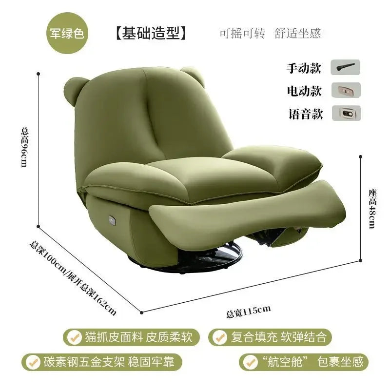 XL Creative Design Functional Sofa Lazy People Can Sleep and Lie Smart Massage Chair