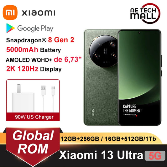 Xiaomi 13 Ultra 5G Snapdragon 8 Gen 2 256GB/512GB Octa Core 120Hz 6.73" 2K OLED Display 50MP Leica Camera IP68 MIUI 14 Original
