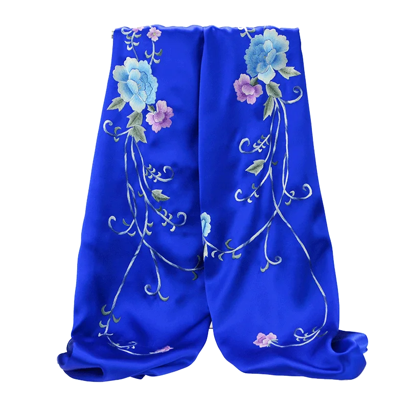 Xiuzhuang's self sold new shawl scarf dual-purpose Suzhou embroidery long scarf Chinese style special gift