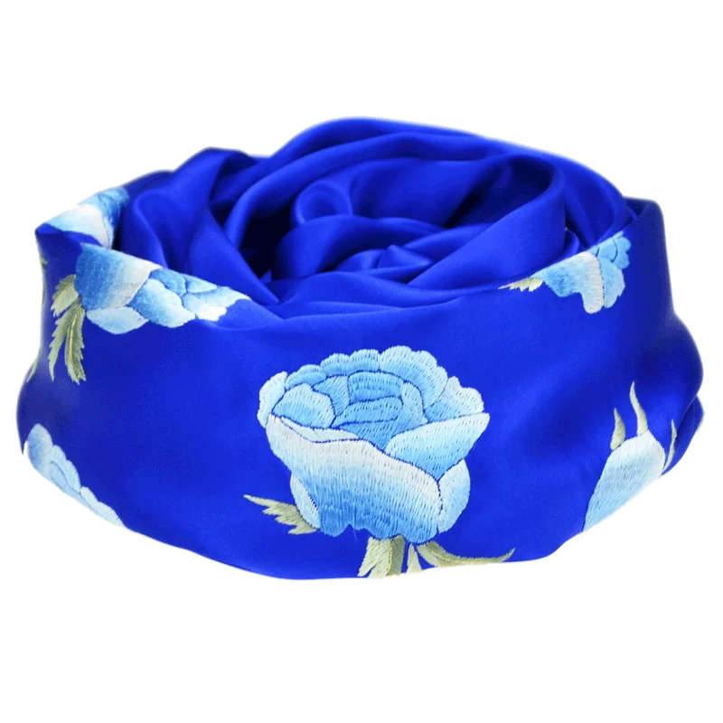 Xiuzhuang self sells 2023 new bride shawl cheongsam with ethnic style Suzhou embroidery scarf and scarf as a special gift