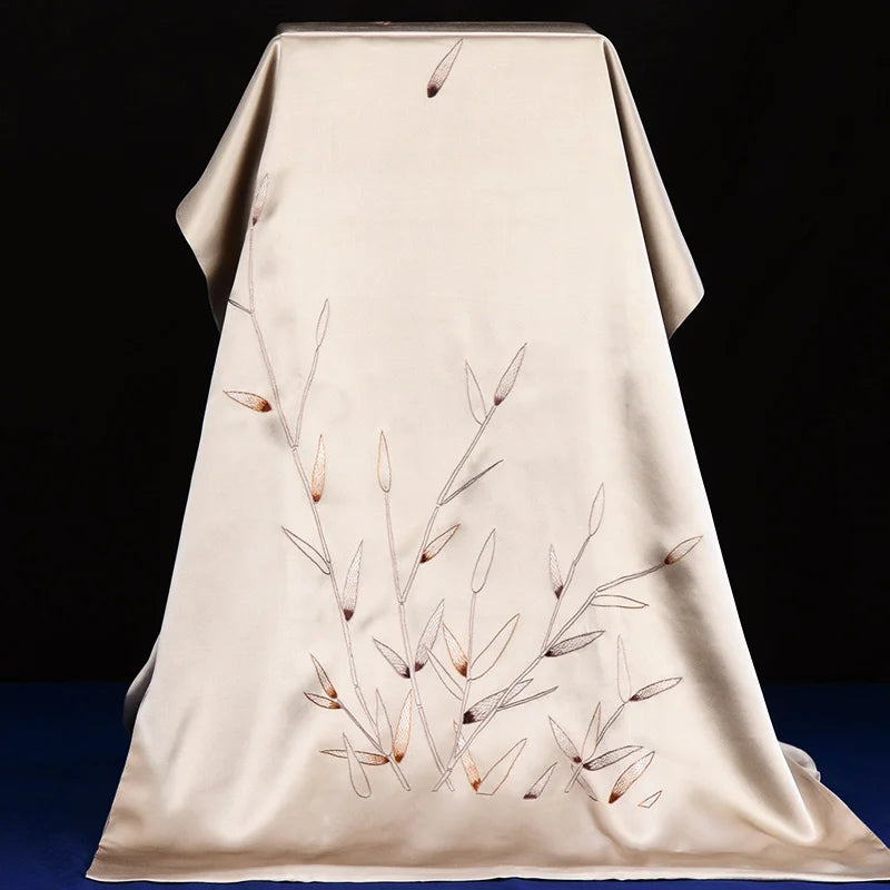 Xiuzhuang self sells new 2023 Chinese style special gift scarves, shawls, handmade Suzhou embroidery women's scarves