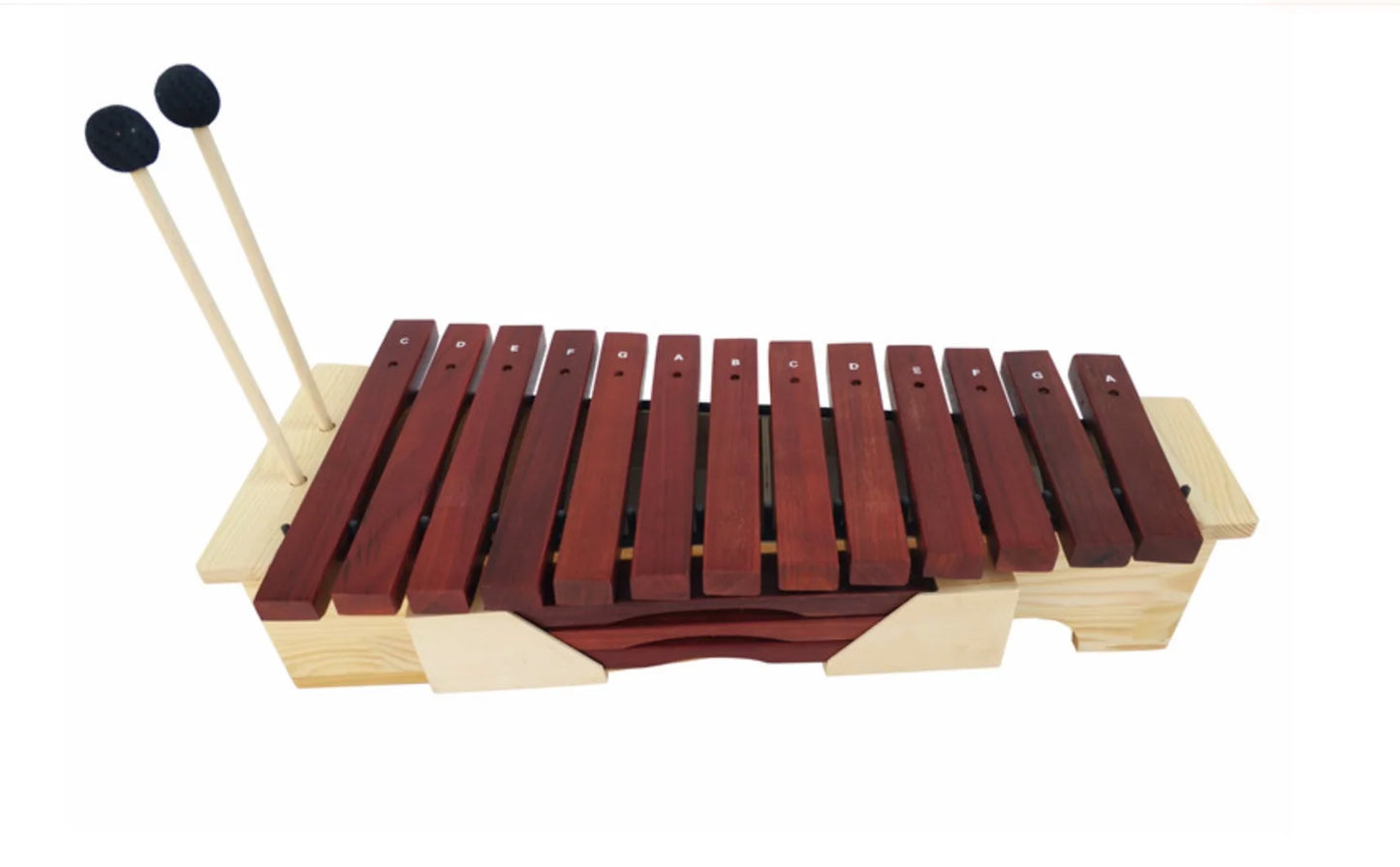 Electronic musical instruments Xylophone 13 tones Complete set includes Treble, midrange and bass tonal modification Box type percussion instrument