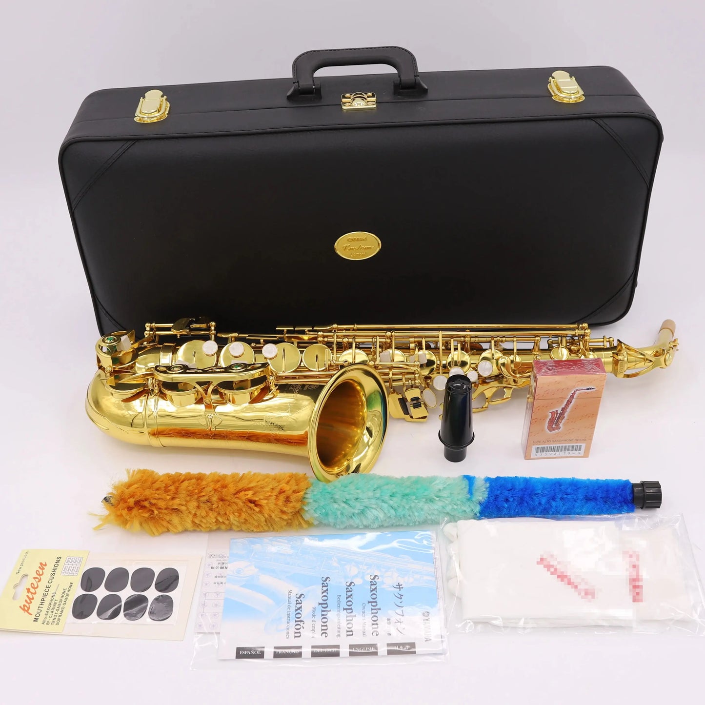 YAS-62 Alto saxophone professional Alto saxophone series gold lacquer saxophone brass manufacturing