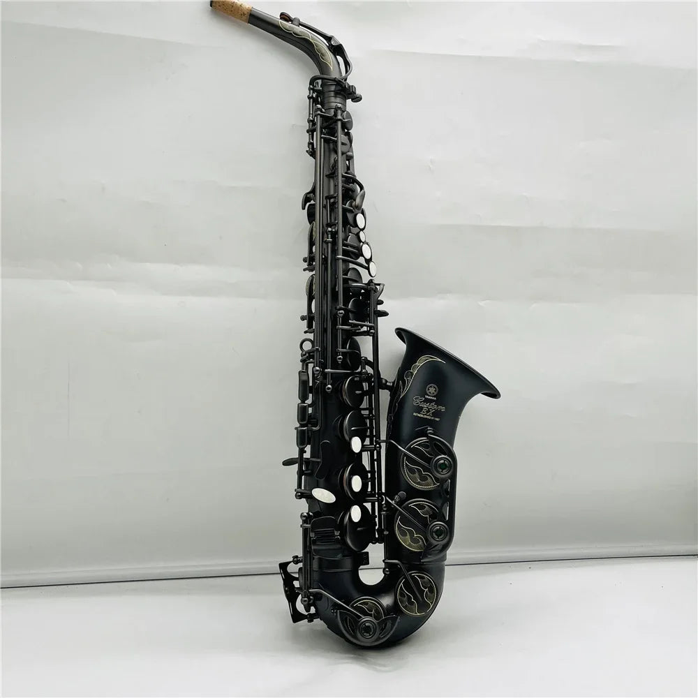 YAS-875EX Alto Saxophone Eb Tune Black Nickel Plated Professional Woodwinds With Case Accessories Free Shipping