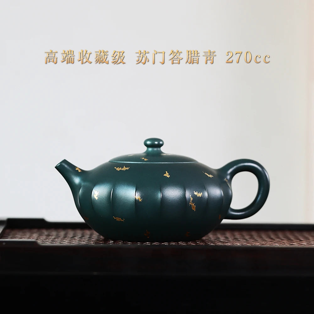 |Yihuchun high-end collection grade Yixing purple clay pot famous pure manual tea pot raw ore Sumatra qingherun