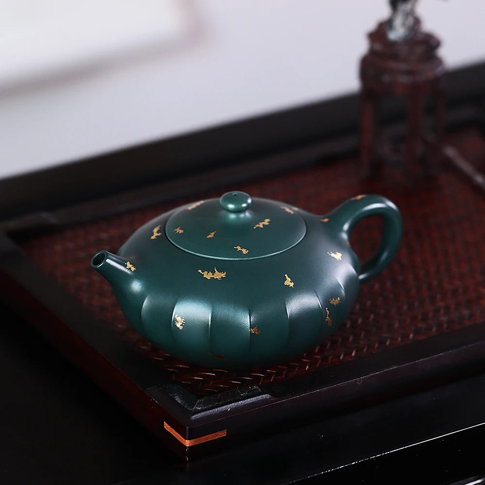 |Yihuchun high-end collection grade Yixing purple clay pot famous pure manual tea pot raw ore Sumatra qingherun