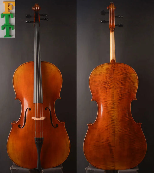 MMOOKA Yitamusic!A Strad Style Advanced Flamed Cellos MC5000