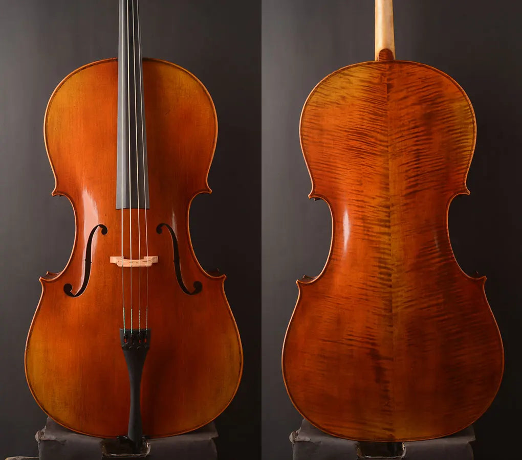 MMOOKA Yitamusic!A Strad Style Advanced Flamed Cellos MC5000