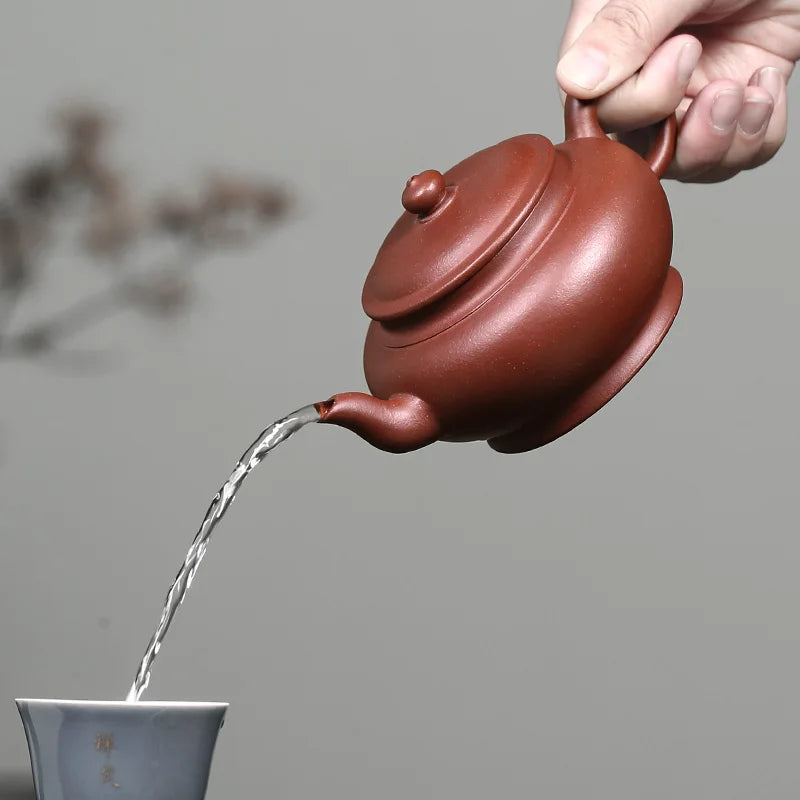 Yixing Famous Purple Clay Pot Pure Handmade Tea Single Chinese Set Original Mine Bottom Trough Clear