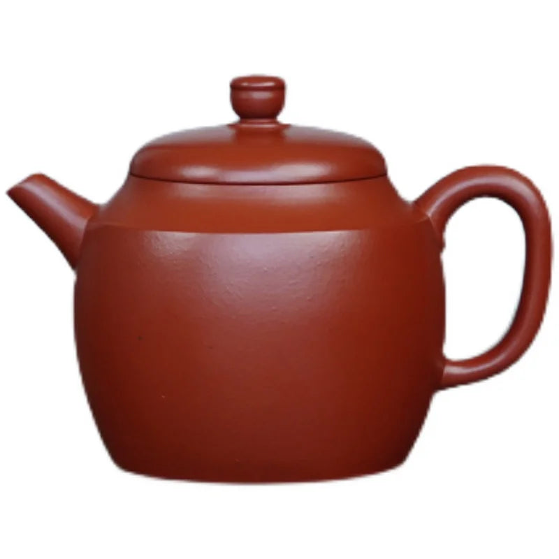 Yixing Handmade Purple Clay Pot Sketch Pot Kung Fu Teapot Raw Ore Small Coal Kiln Cinnabar Sand Huaigu Pot Chinese Retro