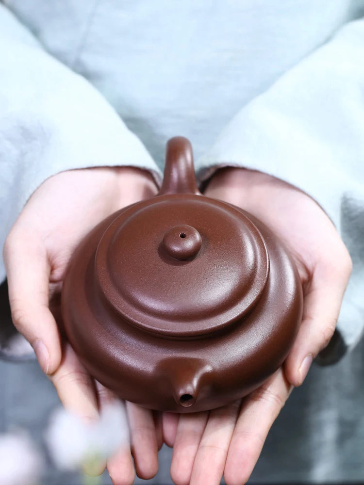 Yixing Original Mine Pure Handmade, Home Collection, Old Purple Clay Home, High End Antique Tea Pot, Single Pot Reception And