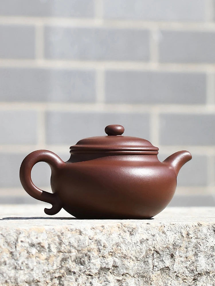 Yixing Original Mine Pure Handmade, Home Collection, Old Purple Clay Home, High End Antique Tea Pot, Single Pot Reception And