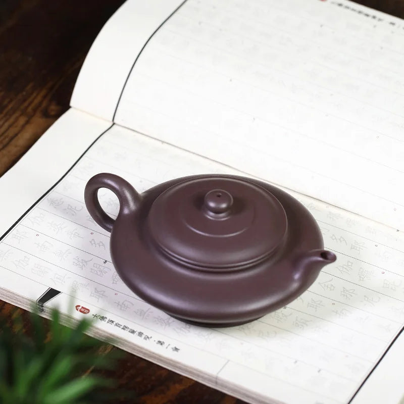 Yixing Pure Handmade Purple Clay Pot, Raw Mine, Old Soaking Tea Household Kung Fu Set, Single Fully