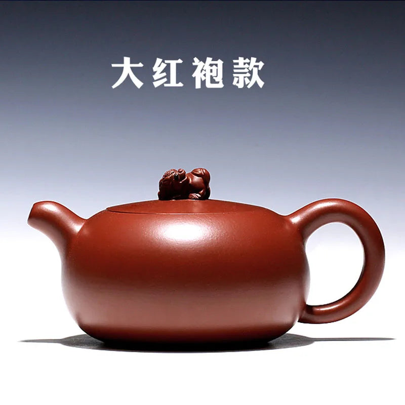 Yixing Pure Handmade Set Master Grade High End Original Mine Purple Clay Soaking Tea Single Pot Gift
