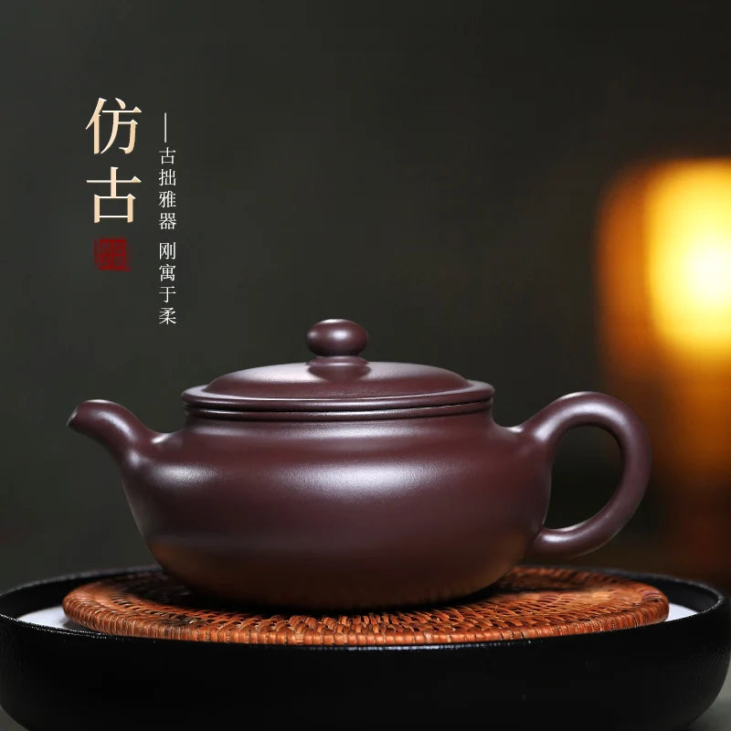Yixing Purple Clay Pot, Pure Handmade Master LeveL HouseHold HigH-end Mineral PurPle Clay HealtH Tea Pot, Is A Gift For Guests