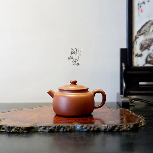 Yueshan Hall | Deyun Pot Bottom Groove Cleaning of No. 4 Well Purple Clay Pot Lin Xiaolong Handmade