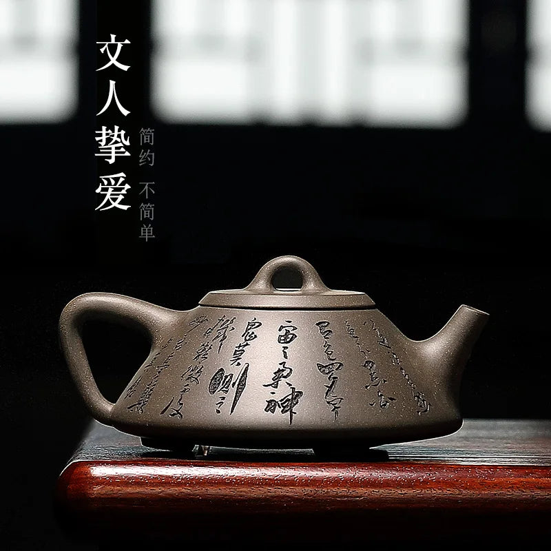 Zanghutianxia Yixing Purple Clay Pot Handmade Boutique Collection Teapot Dell Qibitan Sand Dongpo Ladle
