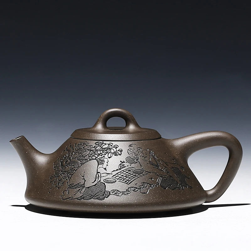 Zanghutianxia Yixing Purple Clay Pot Handmade Boutique Collection Teapot Dell Qibitan Sand Dongpo Ladle