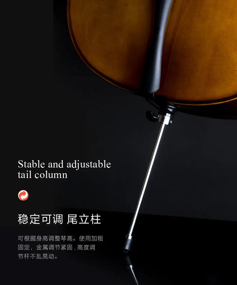 MMOOKA brand Cello Christina C04 handmade Maple solid wood Cello 4/4 Italian vintage oil varnish instrument professional Cello
