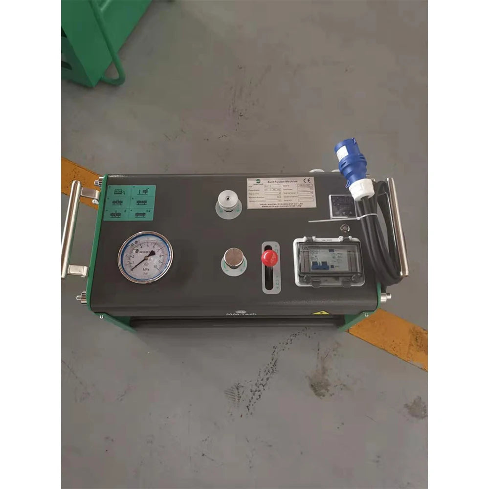 butt fusion equipment for joining thermoplastic pipe such as high-density polyethylene (HDPE)