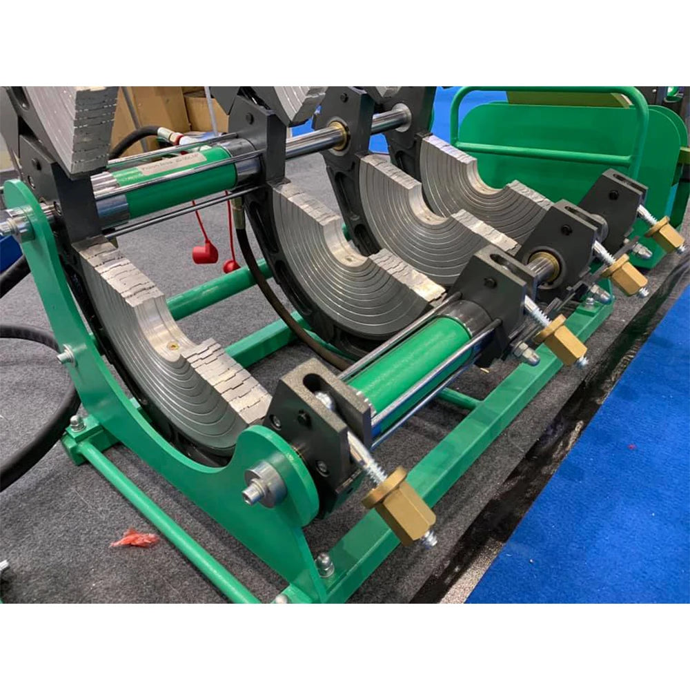 butt fusion equipment for joining thermoplastic pipe such as high-density polyethylene (HDPE)