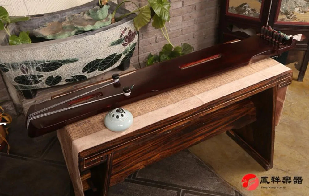 chinese guqin zhong ni Type Lyre Chinese 7 Strings Ancient Zither Chinese Musical Instruments zither xiao ao jiang hu used Guqin