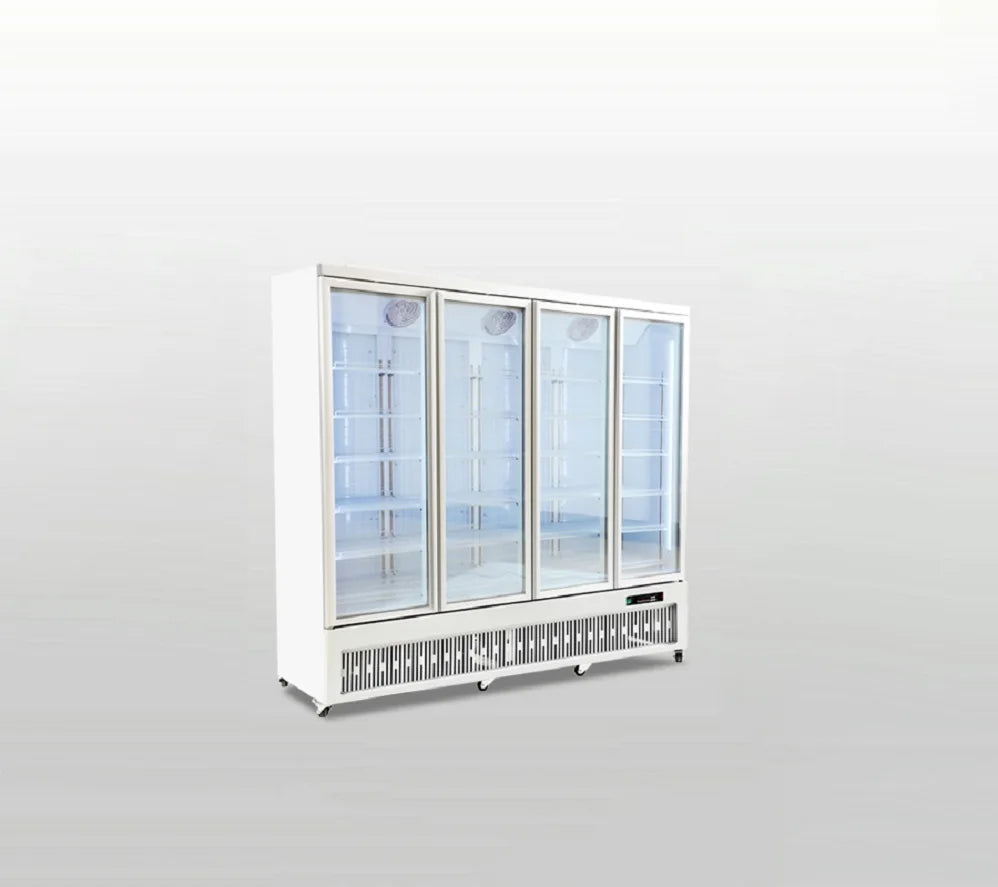 cold drink chiller display cooler supermarket commercial fridge side-by-side refrigerators showcase