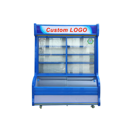 commercial Triple fresh-keeping cabinet temperature a la carte display cabinet refrigerator