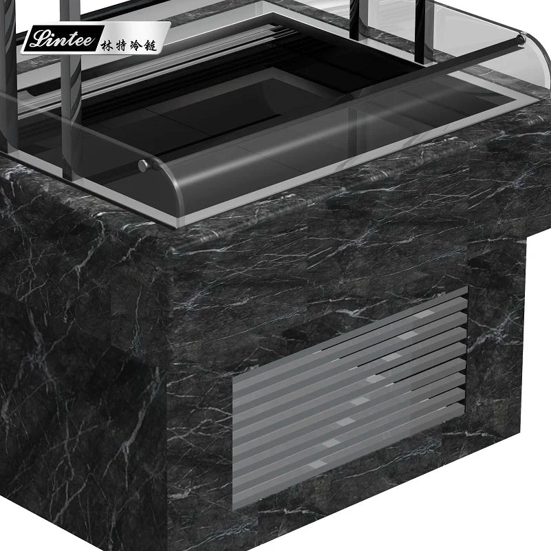 commercial refrigeration equipment vertical display cake refrigerator showcase bakery cooler