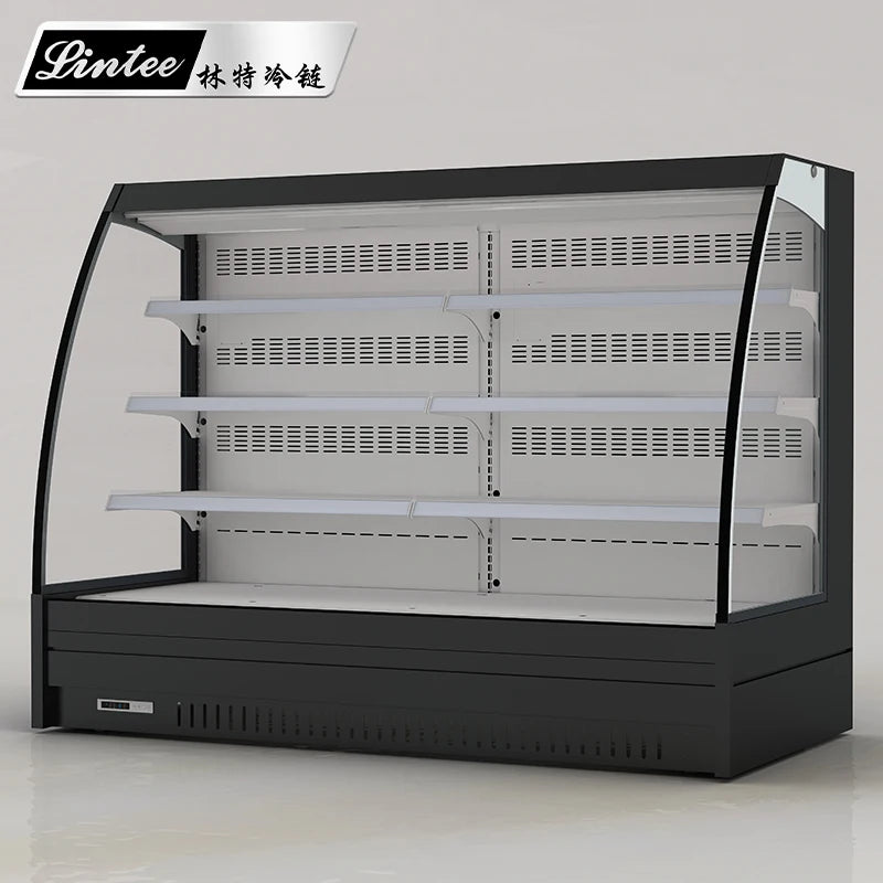 display fridge supermarket showcase for fruits and vegetables Glass Door Vertical Display Freezer Commercial Freezer